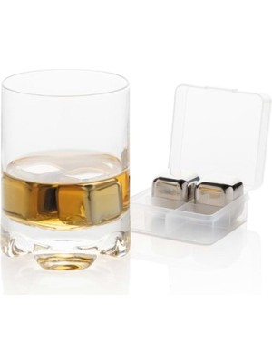 Nuveden Ieg™ 4'lü Çelik Metal Kaplama Buz Taşı