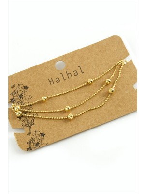 Nuveden Ieg™ Üç Zincirli Lüks Çelik Halhal