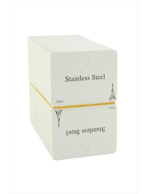 Nuveden Ieg™ Çelik Dikdörtgen Bileklik Kartı 200 Adet