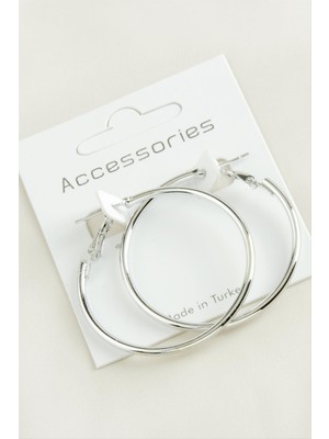 Nuveden Ieg™ Boru Halka Küpe 4 cm