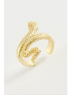 Nuveden Ieg™ Yılan Metal Yüzük