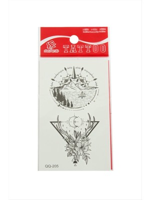 Nuveden Ieg™ Çiçek Tattoo Dövme Sticker