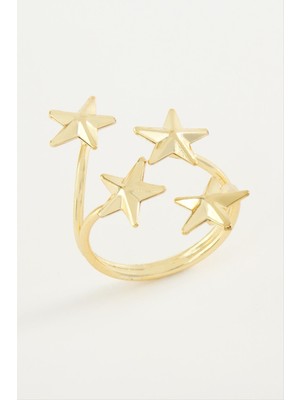 Nuveden Ieg™ Yıldız Metal Yüzük