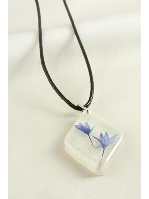 Nuveden Ieg™ Peygamber Çiçeği Epoksi Kolye