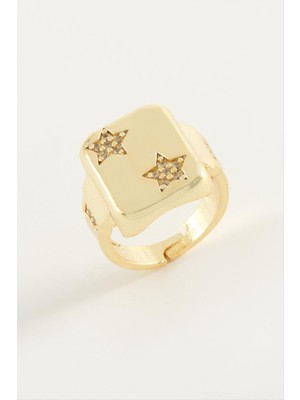 Nuveden Ieg™ Yıldız Zirkon Taşlı Yüzük