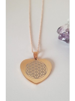 Normadia Sevgi ve Birlik Temalı Sayı Sekanslı Yaşam Çiçeği Kolye