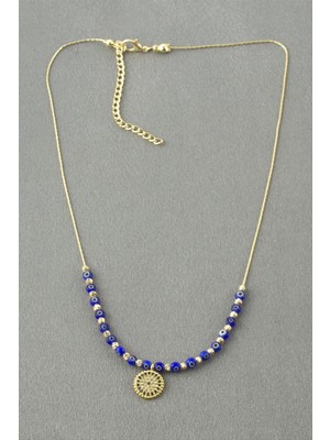 Nuveden Ieg™ Nazar Boncuklu Zirkon Taşlı Kolye