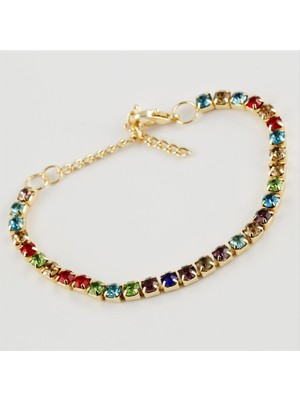 Nuveden Ieg™ Şerit Taşlı Suyolu Bileklik