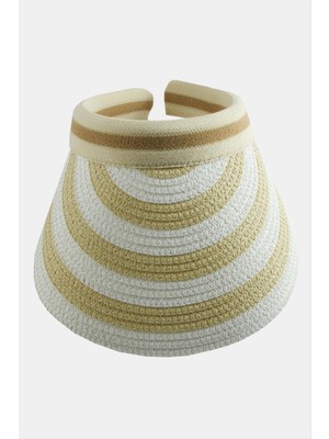 Nuveden Ieg™ Kasketli Hasır Plaj Şapkası