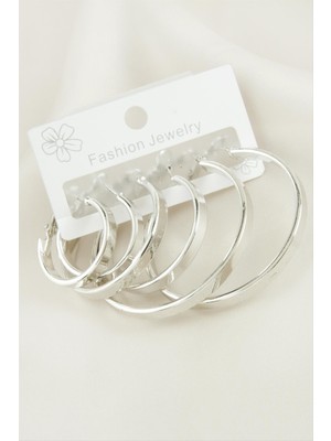 Nuveden Ieg™ 6 Adet Ezme Halka Küpe