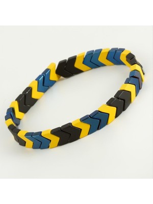 Nuveden Ieg™ Taraftar Çavuş Hematit Doğaltaş Bileklik