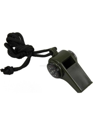 Nuveden Ieg™ Pusulalı ve Termometreli 3’ü 1 Arada Acil Durum Düdüğü