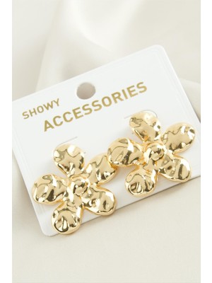 Nuveden Ieg™ Papatya Metal Küpe