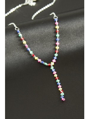 Nuveden Ieg™ Mineli Boncuklu Y Kolye