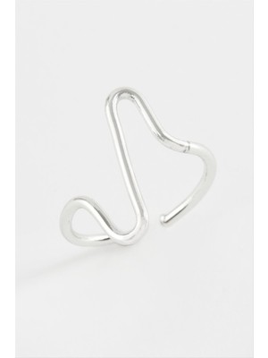 Nuveden Ieg™ Zikzak Metal Yüzük