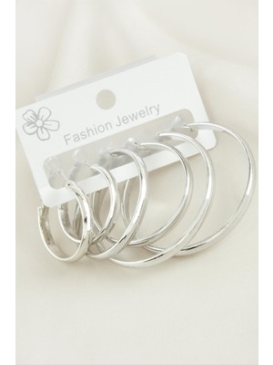 Nuveden Ieg™ 6 Adet Metal Halka Küpe