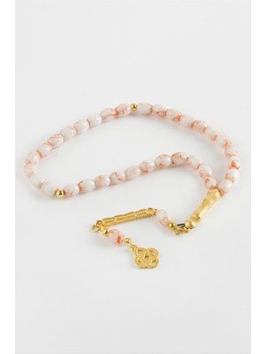 Nuveden Ieg™ Mısır Kesim Cam Taş Tesbih 7 mm