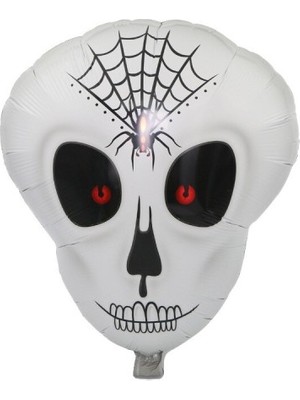 Nuveden Ieg™ Örümcek Ağ Desenli Iskelet Folyo Balon
