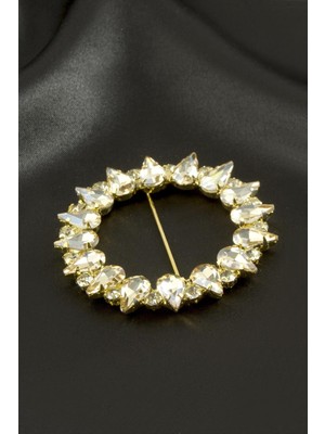 Nuveden Ieg™ Yıldız Damla Taşlı Kemer Tokası 1 Adet