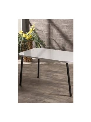 Sepetink Orta Sehpa Metal Ayak Beyaz Kr