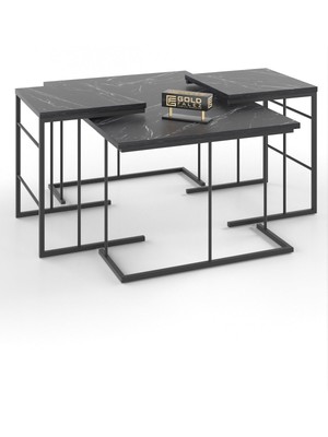 Sepetink Orta Sehpa ve Zigon Sehpa Solo Set Bendir