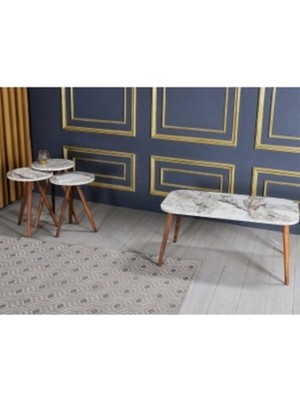 Sepetink Zigon Sehpa ve Orta Sehpa Kr Torna Efes Set