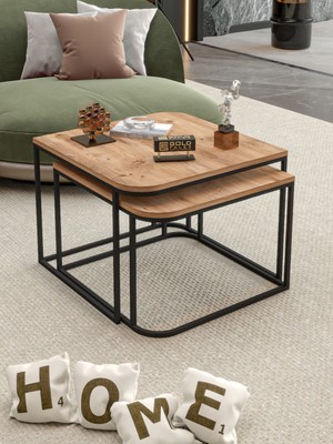 Sepetink Orta Sehpa Damla Ikili Lüx Atlantik Çam