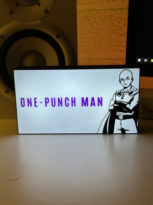 Gişe Arts Masa Lambası - One Punch Man Adaptörlü Dekoratif & Hediyelik Lamba