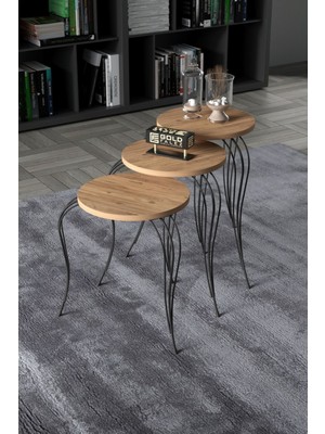 Sepetink Zigon Sehpa Lükens Atlantik Çam