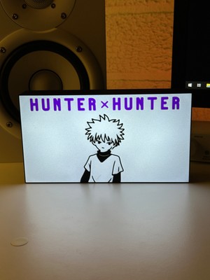 Gişe Arts Masa Lambası - Hunter x Hunter Adaptörlü Dekoratif & Hediyelik Lamba