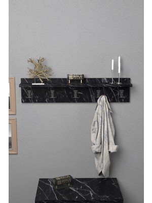 Sepetink Askılık Duvar Elbise Askılığı Portmanto 80 cm Bendir Düz