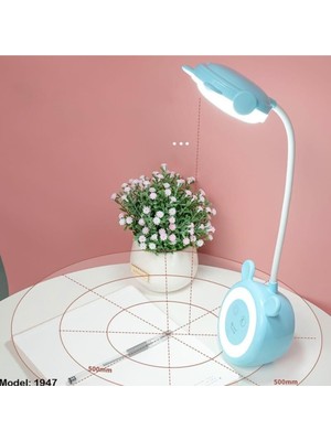 3 Kademeli Şarjlı Dokunmatik Çocuk Odası ve Ofis Masa Lambası