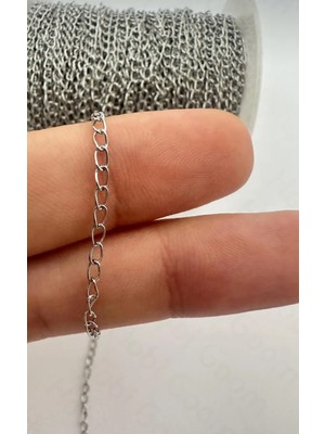 Normadia Paslanmaz Çelik Uzatma Zinciri 1 Metre, Dayanıklı ve Şık Tasarım