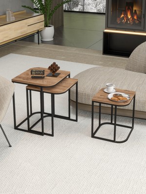 Sepetink Zigon Sehpa Damla Atlantik Çam