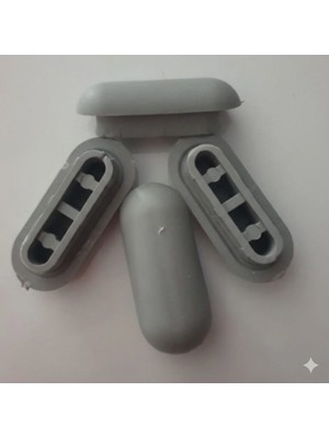 E.C.A Serel Klozet Kapak Büyük Takoz (Alt Kısım) - 4 Adet Gönderilir Bütün Serel Klozet Kapaklarına Uyumlu