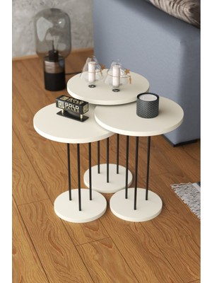 Sepetink Zigon Sehpa Terra Krem