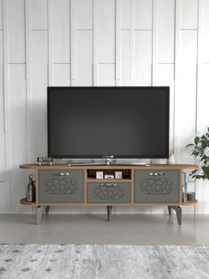 Sepetink Tv Sehpası Mira Atlantik 5031 Gümüş 160 cm 35 cm 50 cm