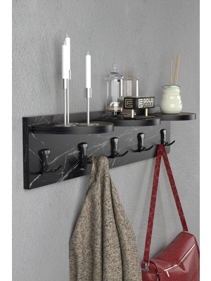 Sepetink Askılık Duvar Elbise Askılığı Portmanto Bendir 80 cm