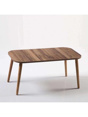 Sepetink Orta Sehpa Ahşap Torna Ayak Kare