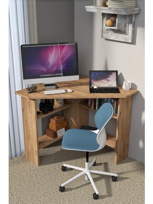 Sepetink Köşe Çalışma Masası Atlantik Çam