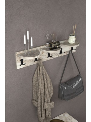 Sepetink Askılık Duvar Elbise Askılığı Portmanto Efes 80 cm