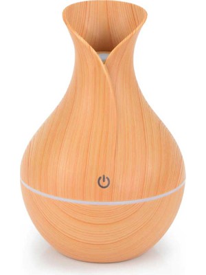 EkoAlışverişDünyam Vazo Modeli Hava Nemlendirici 200ML LED Işıklı