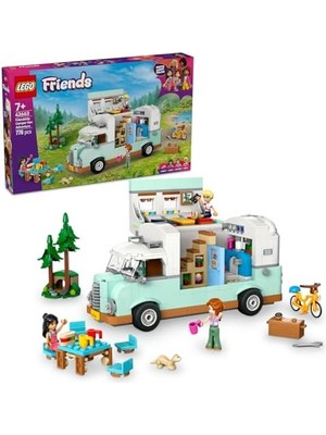 Arkadaşlık Karavan Macerası 42663-7 Yaş ve Üzeri Kız ve Erkek Çocukları Için Mini Bebek Içeren Yaratıcı Oyuncak Yapım Seti, Doğum Günü Hediyesi (778 Parça)