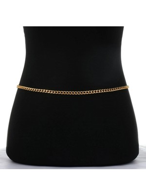 Normadia Şık ve Zarif Çelik Bel Zinciri, Paslanmaz ve Dayanıklı Takı