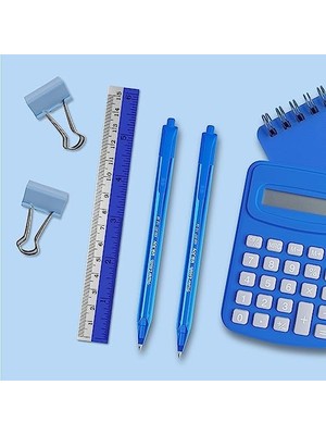 Papermate Papermate Inkjoy 100 Üstten Basmalı Ulv Mavi Ofis (80+20)