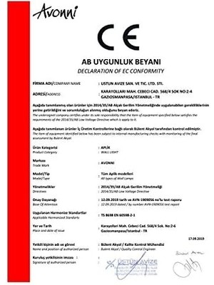 AP-60193-1BSY Siyah Boyalı Aplik E27 Metal Cam 14X19CM