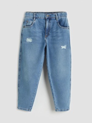 LC Waikiki Loose Fit Yırtık Detaylı Erkek Çocuk Jean Pantolon  (S6)
