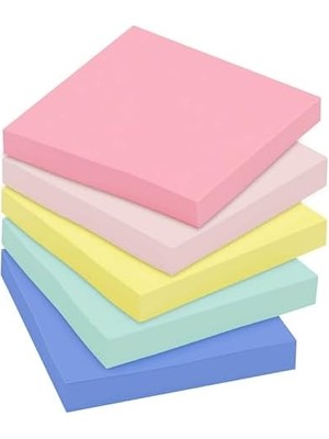 Geri Dönüşüm Pastel Notes, 3 x 3, Sunwashed Pier, 12 100-SHEET Ped/paket