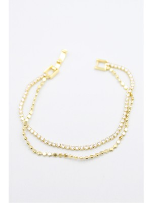 Royaleks Su Yolu Ezme Zincir Bileklik - Altın