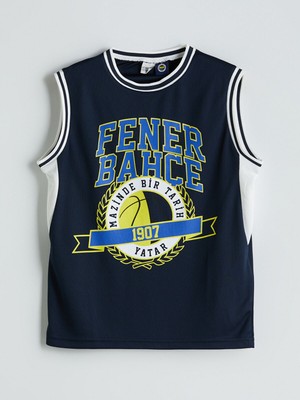 Lc Waikiki Yeni Sezon Bisiklet Yaka Fenerbahçe Baskılı Erkek Çocuk Atlet